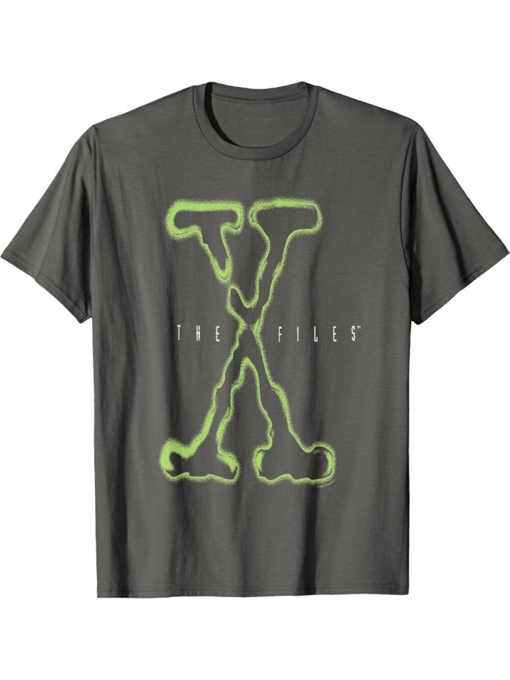 Vintage 90's TV Show T-Shirt - Large Intro Logo Graphic Tee - The X-Files Style